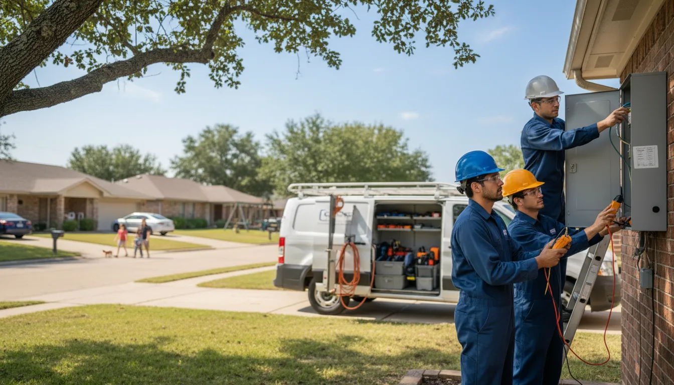 Certified electrician providing emergency electrical services in Tall Timbers, MD